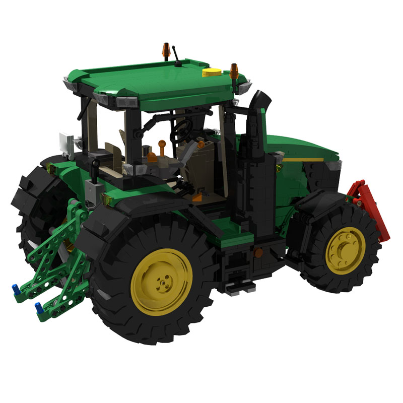 Urban Farming Is - MOC-231420 Urban Farm Landwirtschaftlicher Traktor Baustein-Modell