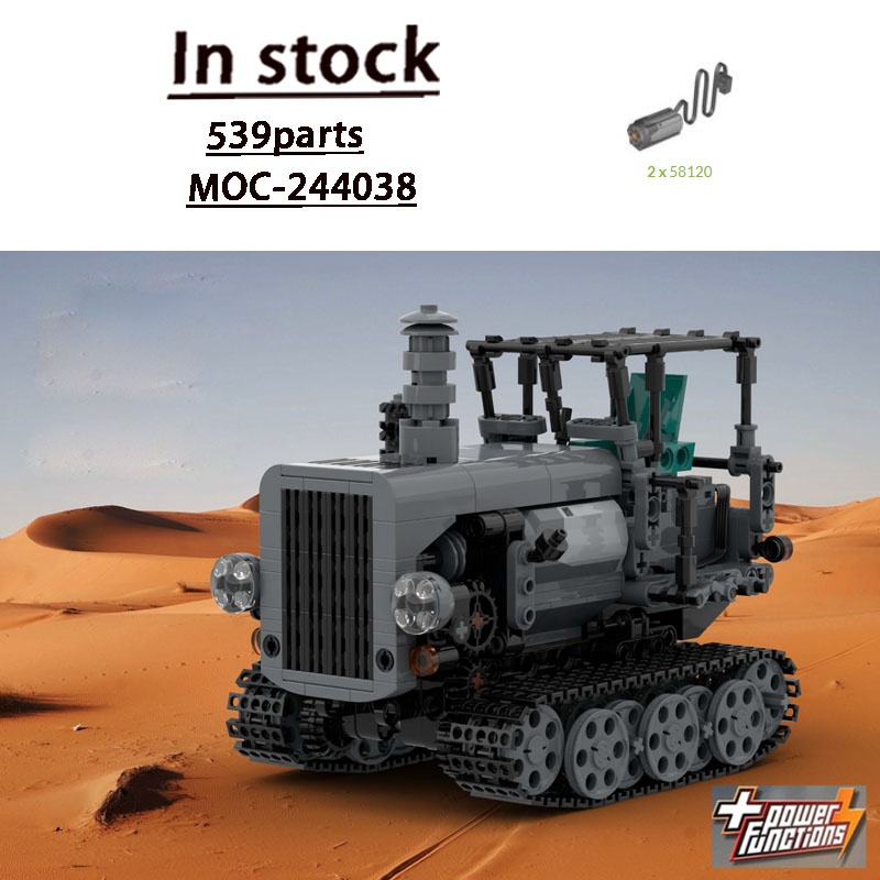 Urban Farming Is - MOC-244038 Urban Retro Landwirtschaftlicher Traktor Baustein-Modell